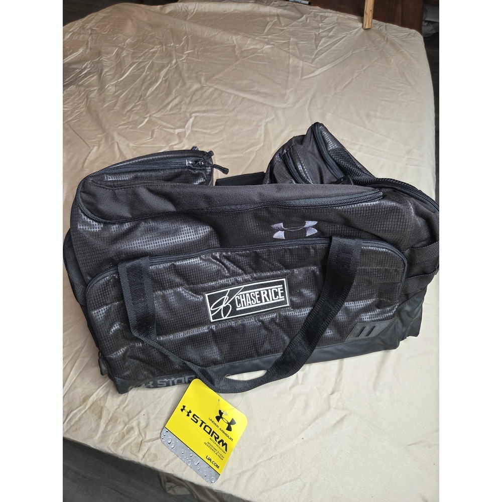 Under Armour Storm Chase Rice Duffle Bag Black NWT MSRP $79